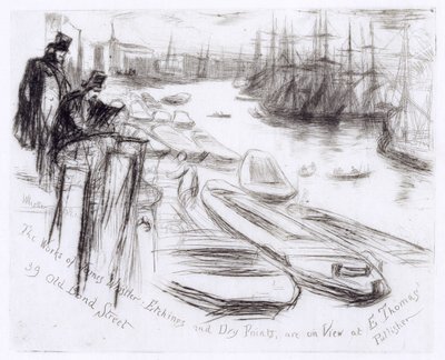 Het Kleine Poeltje, Nr.2 door James Abbott McNeill Whistler