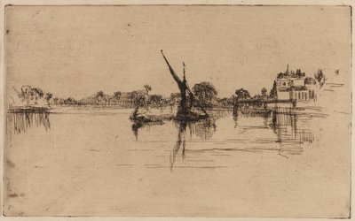 De Kleine Putney door James Abbott McNeill Whistler