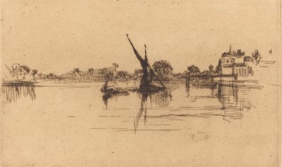De kleine Putney, nr. II, 1879 door James Abbott McNeill Whistler