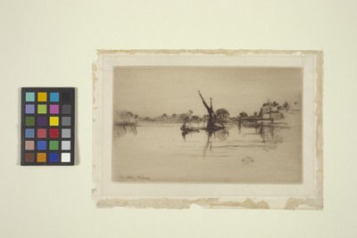 De kleine Putney, nr. 2 door James Abbott McNeill Whistler