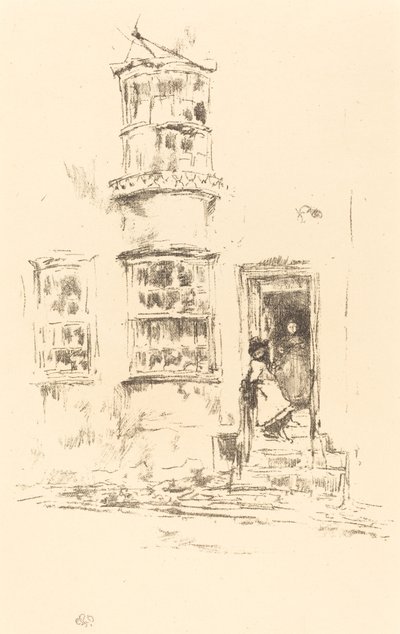 De kleine stappen, Lyme Regis, 1895-1896 door James Abbott McNeill Whistler