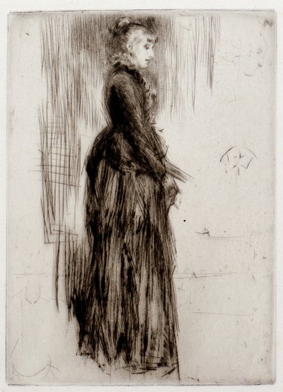 De Kleine Fluwelen Jurk door James Abbott McNeill Whistler