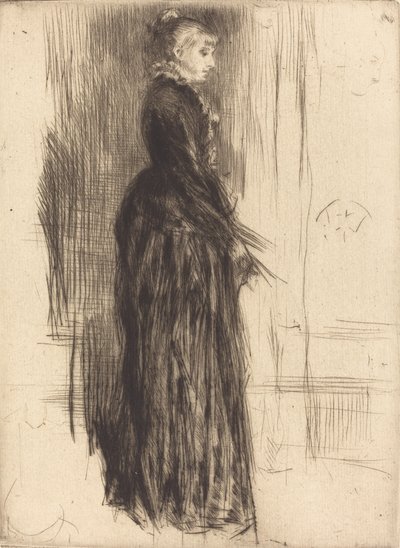 De kleine fluwelen jurk door James Abbott McNeill Whistler