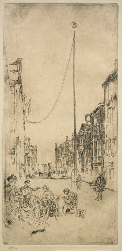 De Mast door James Abbott McNeill Whistler