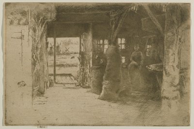 De Molen door James Abbott McNeill Whistler