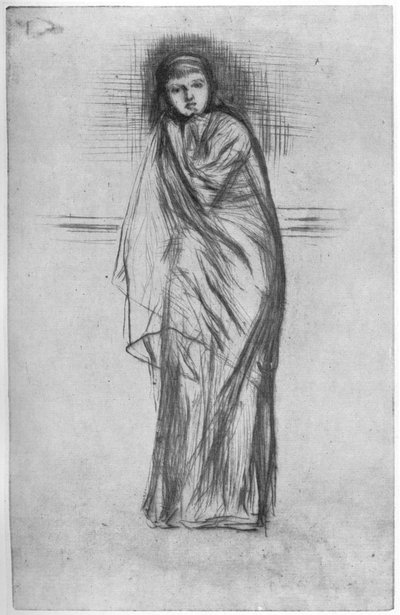 Het model rustend, 19e eeuw 1904 door James Abbott McNeill Whistler