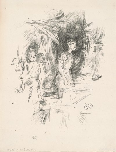Het verhaal van de oude smid door James Abbott McNeill Whistler