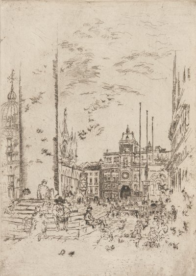 De Piazzetta, 1879-1880 door James Abbott McNeill Whistler