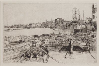 Het zwembad door James Abbott McNeill Whistler