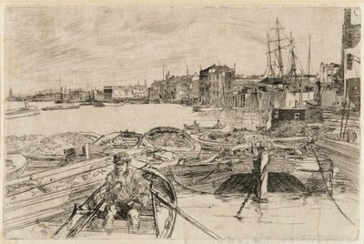 Het zwembad, 1859 door James Abbott McNeill Whistler
