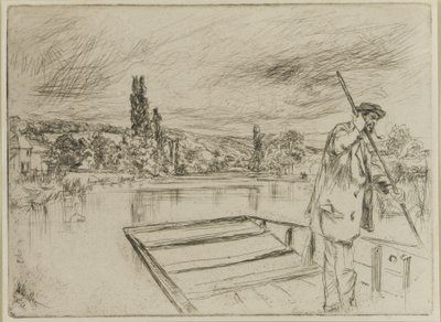 De punter, 1861 door James Abbott McNeill Whistler