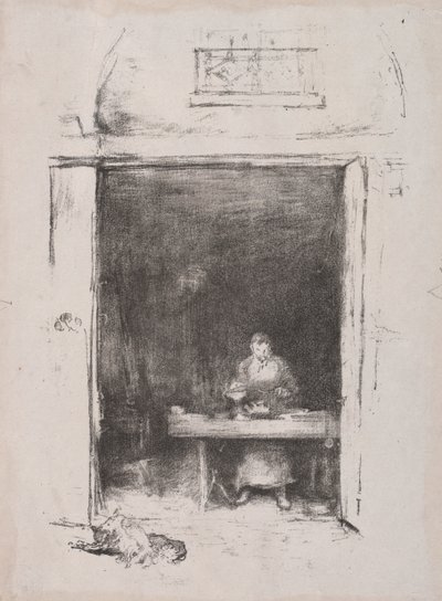 De Smid: Passage du Dragon, 1894 door James Abbott McNeill Whistler