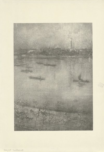 De Theems door James Abbott McNeill Whistler
