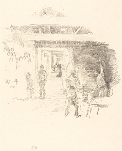 De bandenmaker, 1890 door James Abbott McNeill Whistler