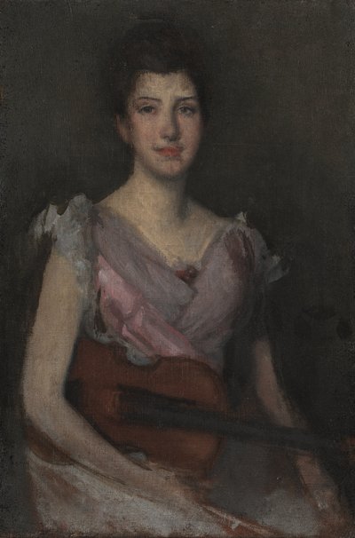 De violist, ca. 1894 door James Abbott McNeill Whistler