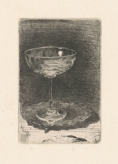 Het Wijnglas, 1859 door James Abbott McNeill Whistler