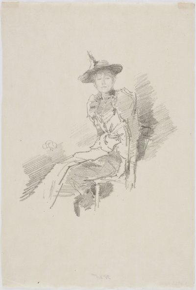 De gevleugelde hoed door James Abbott McNeill Whistler