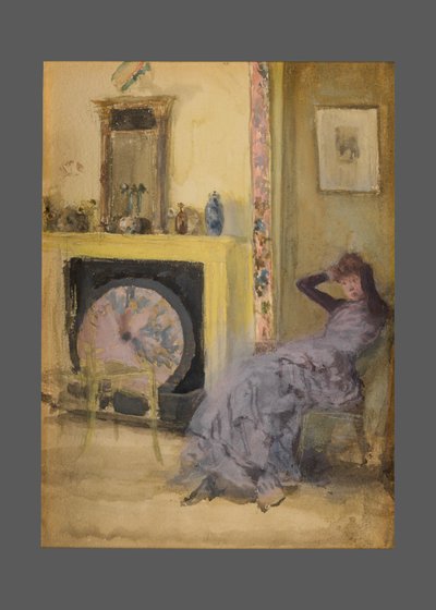 De Gele Kamer, ca. 1883-84 door James Abbott McNeill Whistler