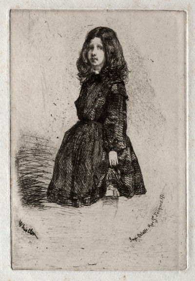 Twaalf Etsen uit de Natuur: Annie, 1858 door James Abbott McNeill Whistler