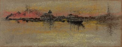 Venetië: Zonsopgang op de Rialto, 1880 door James Abbott McNeill Whistler