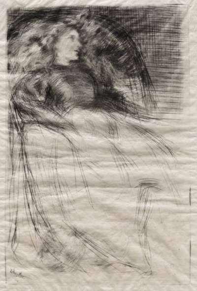 Vermoeid, 1863 door James Abbott McNeill Whistler
