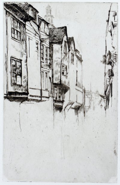 Wych Street door James Abbott McNeill Whistler