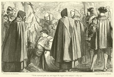 Frith uitte grote vreugde en omhelsde de twijgen met vervoering door James Abbott Pasquier