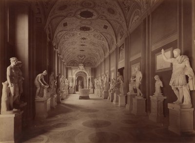 Sala delle Statue, 1850s-60s door James Anderson