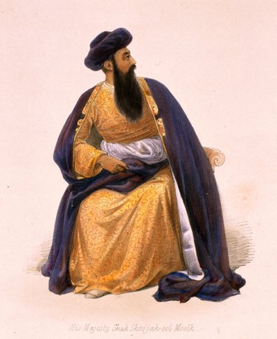 Portret van Zijne Majesteit Shah-Soojah-Ool-Moolk door James Atkinson