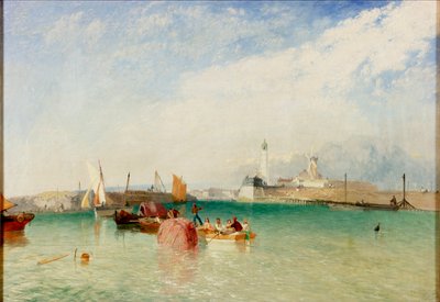 De Haven, Littlehampton, 1851 door James Baker Pyne
