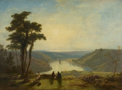 Uitzicht op de Avon vanaf Durdham Down door James Baker Pyne