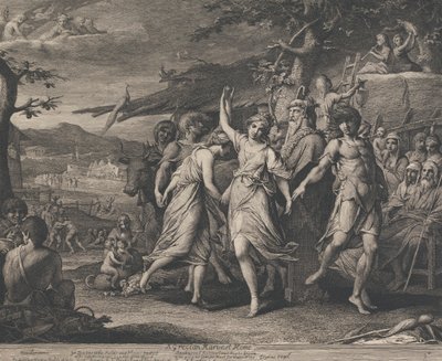 Een Griekse oogstfeest (ontwerpen voor de muren van de grote zaal van de Society for the Encouragement of the Arts) door James Barry