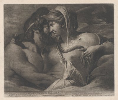 Jupiter en Juno op de Berg Ida door James Barry