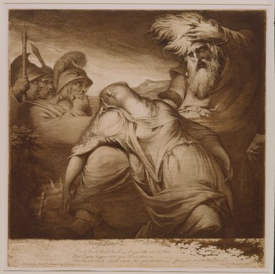 Koning Lear en Cordelia door James Barry