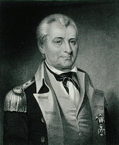 Generaal Lachlan McIntosh (1727-1806), gegraveerd door Henry Hoppner Meyer door James Barton (after) Longacre