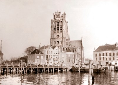 Kerk aan het kanaal, Dordrecht, Nederland door James Batkin
