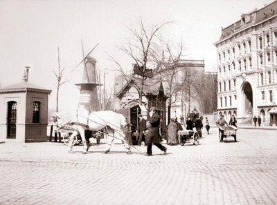 Man met paard, Rotterdam door James Batkin