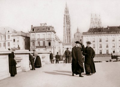 Priesters, Antwerpen, 1898 door James Batkin