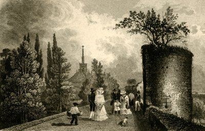 Danejohn Hill, Canterbury, Kent, 1829 door James Baylis Allen
