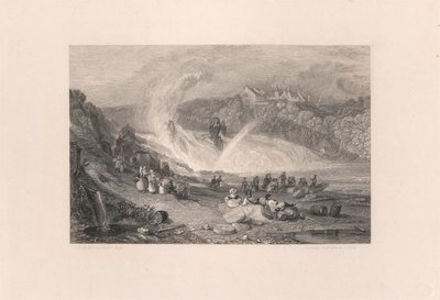 Watervallen van de Rijn door James Baylis Allen