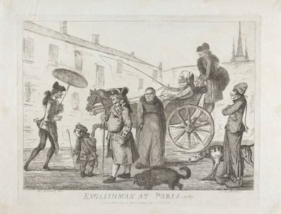 Engelsman in Parijs, 1767 door James Bretherton