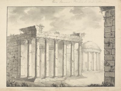 Ongeïdentificeerde Tempel Faustana (?) door James Bruce