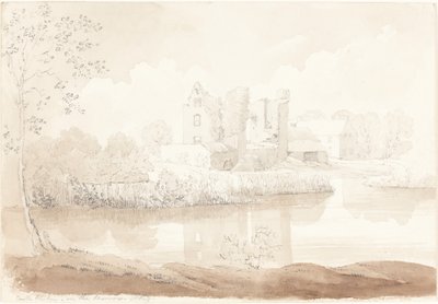 Kasteel Rheban aan de rivier de Barrow, Athy door James Bulwer
