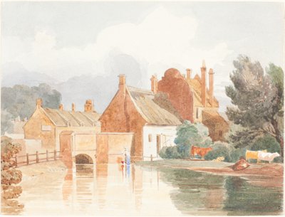 Aan de Bure, nabij Aylsham, Norfolk door James Bulwer