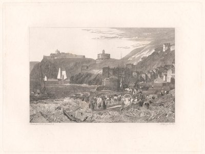 St. Mawes, Cornwall door James C. Allen