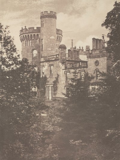Uitzicht op Tullichewan Kasteel, Glasgow door James Campbell of Strachathro