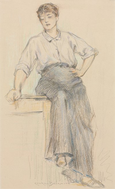 De Arbeider door James Carroll Beckwith