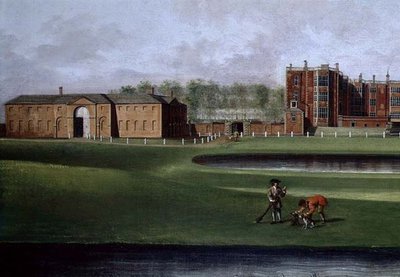 Zicht op Temple Newsam House (detail) door James Chapman