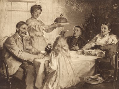 De Kerstpudding door James Clark
