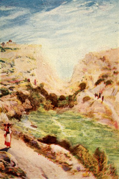 Jeruzalem, De Koningsvallei - Matt. xxiii. 37, c1924 door James Clark and Henry A Harper